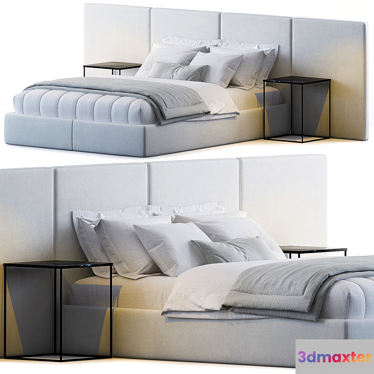Legend Wing Bed 3D Max