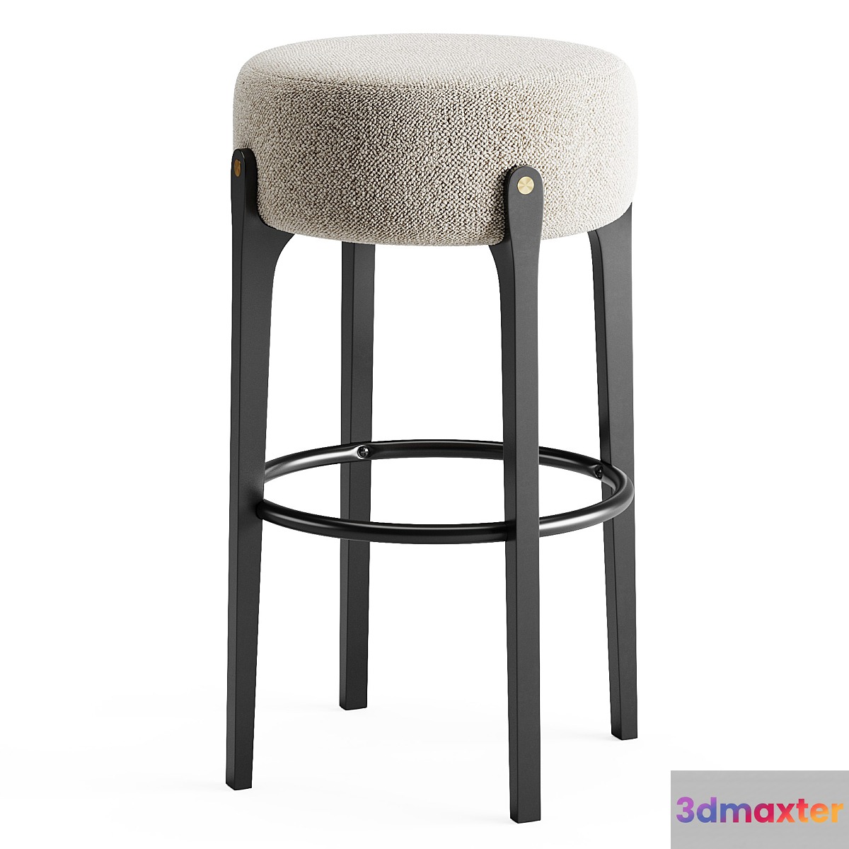 Bottoni Backless Barstool 3D Max