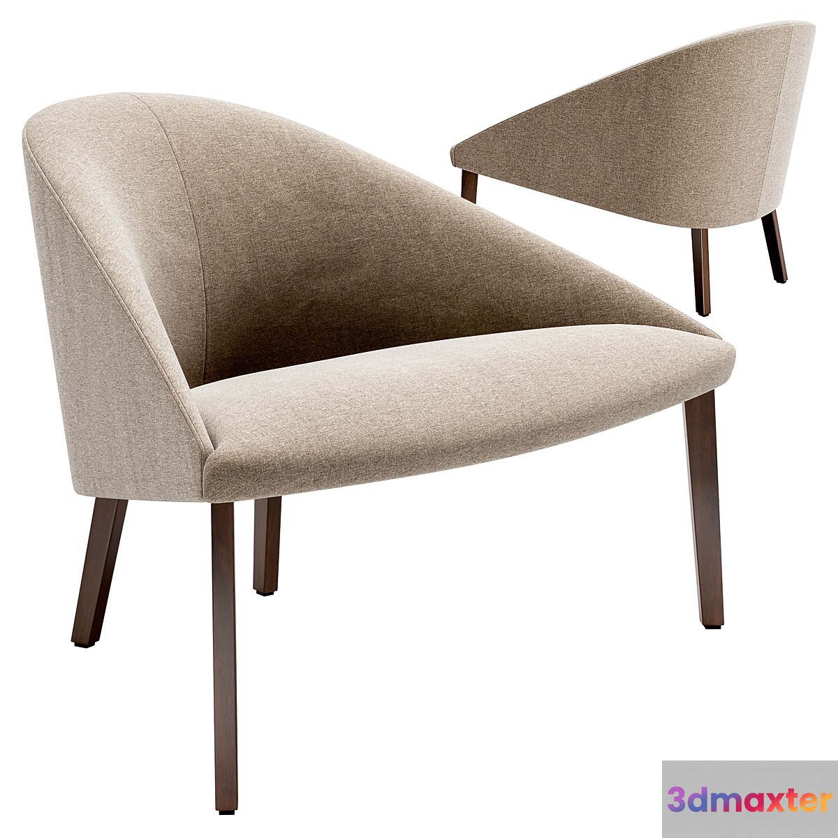 Armchair Colina 3D Max