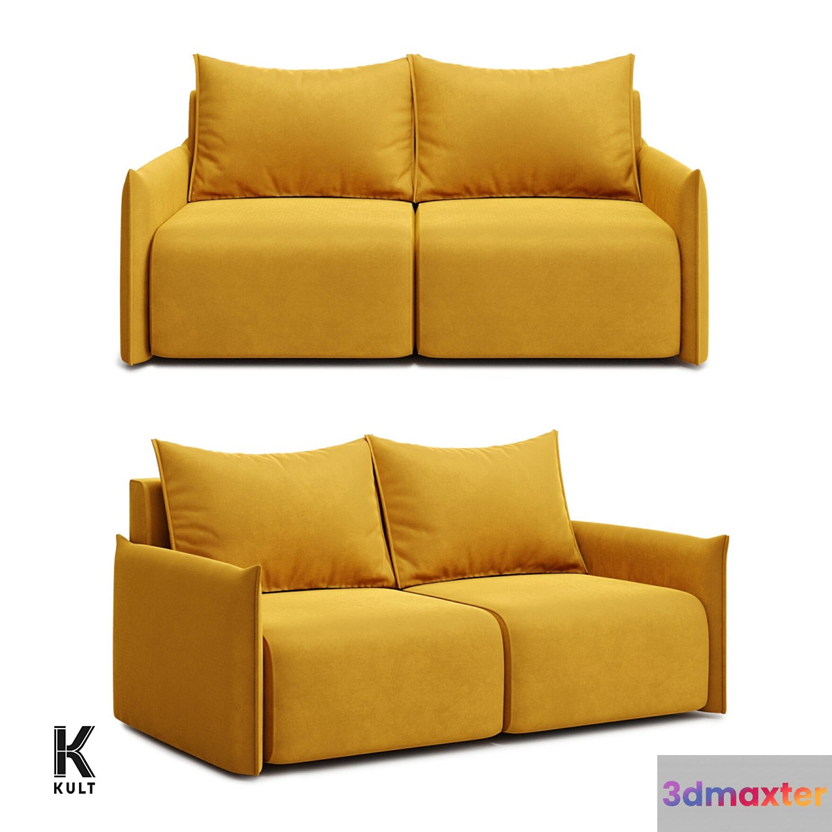 OM KULT-HOME sofa Floris 09.33 3D Max