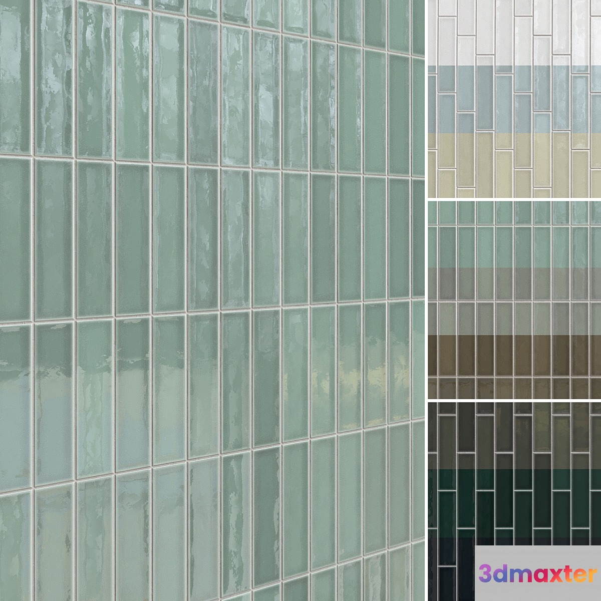 Ceramic Tiles Set 033 - No.2 3D Max