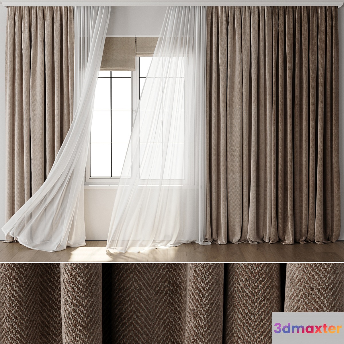 Curtain for Interior 112 3D Max