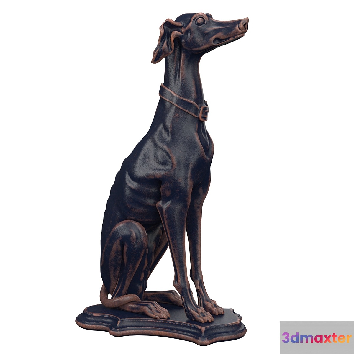 Dog Statue 3D Max