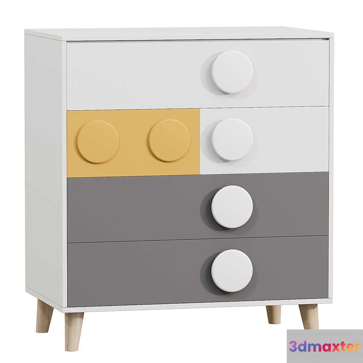 Nils Chest of Drawers - No.2 3D Max