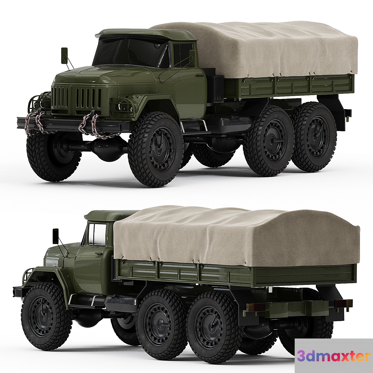 Zil 131 3D Max