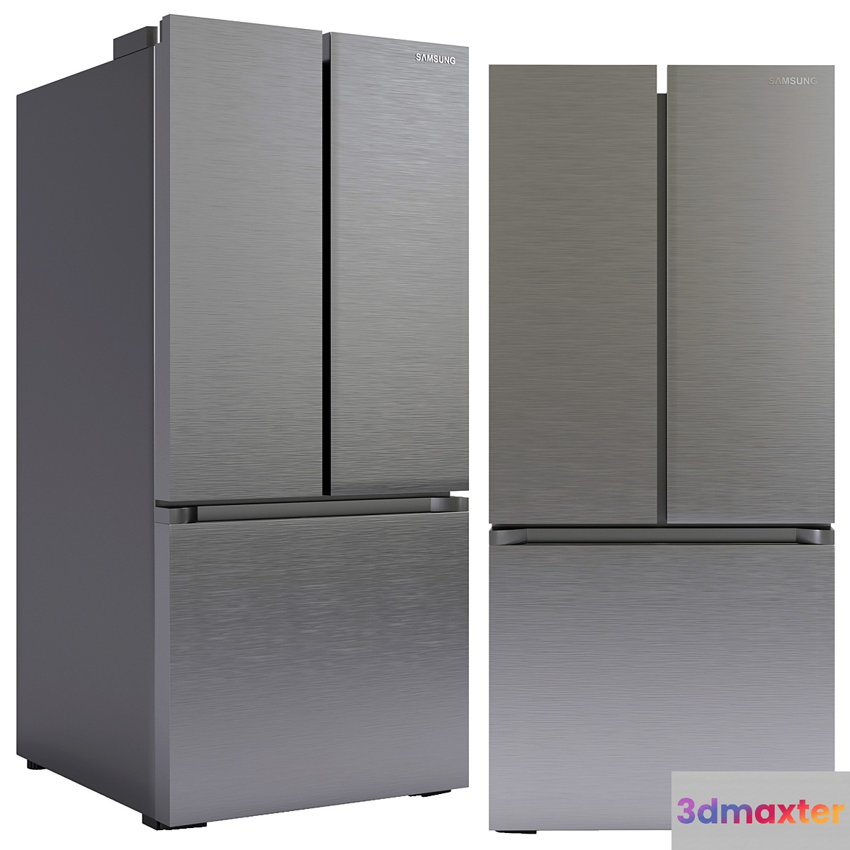 Samsung Door French Door Refrigerator 3D Max