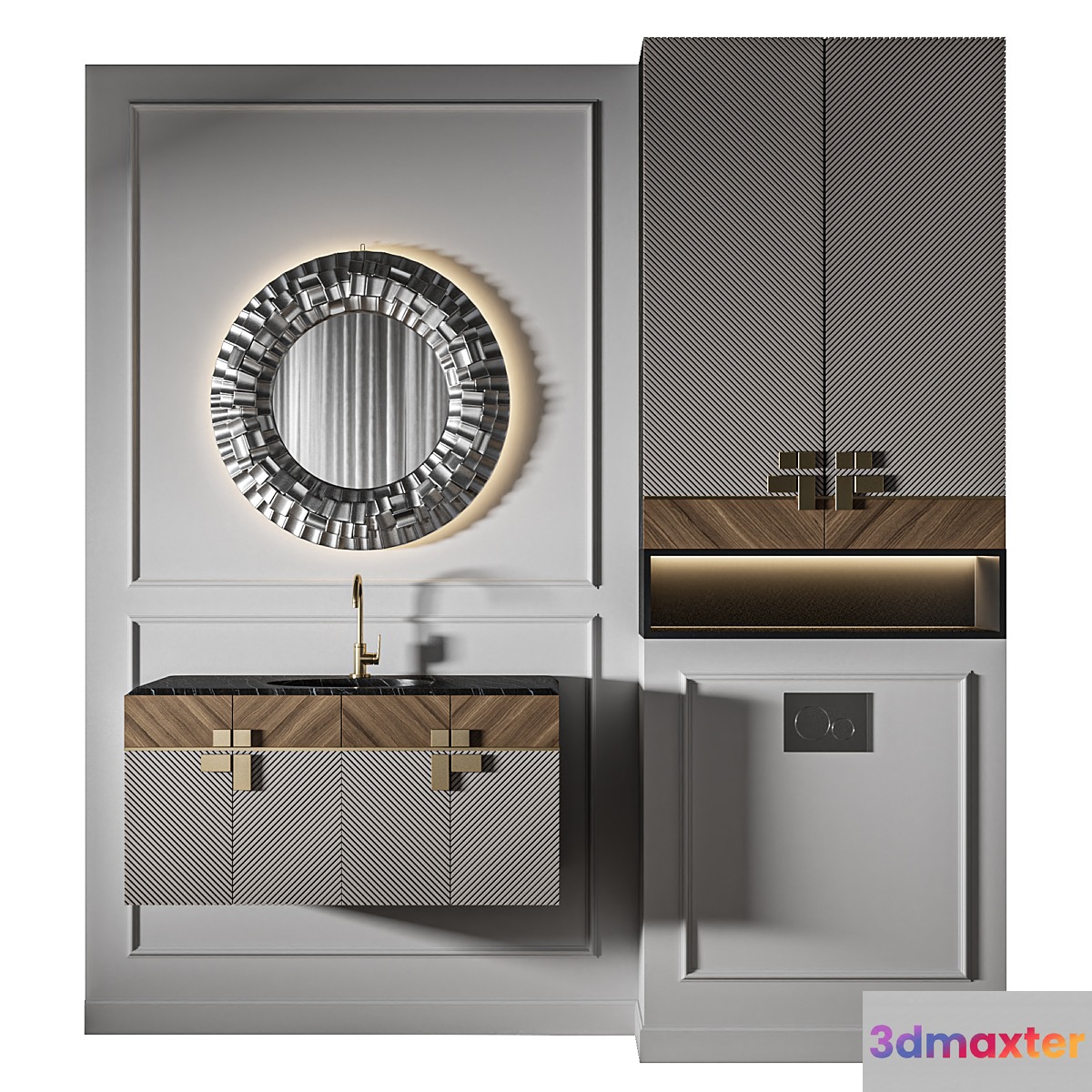 Classic Bathroom 05 3D Max