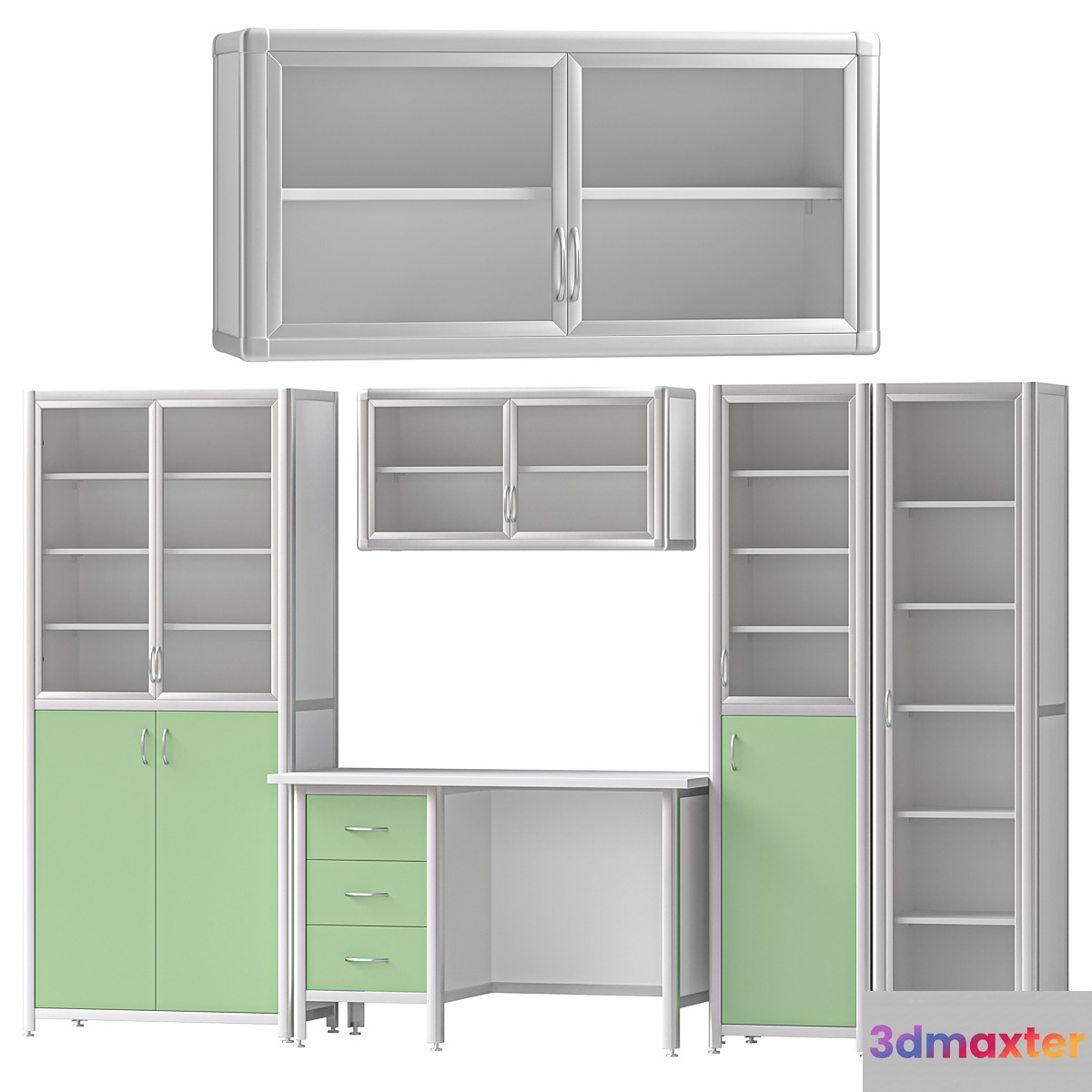 set of medical furniture 