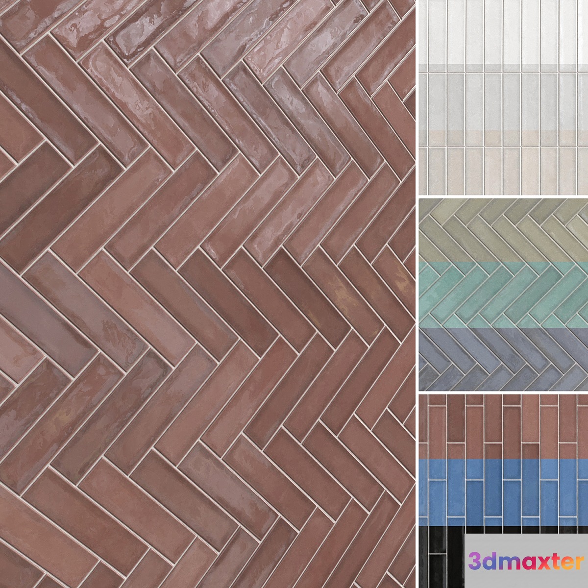 Ceramic Tiles Set 037 3D Max