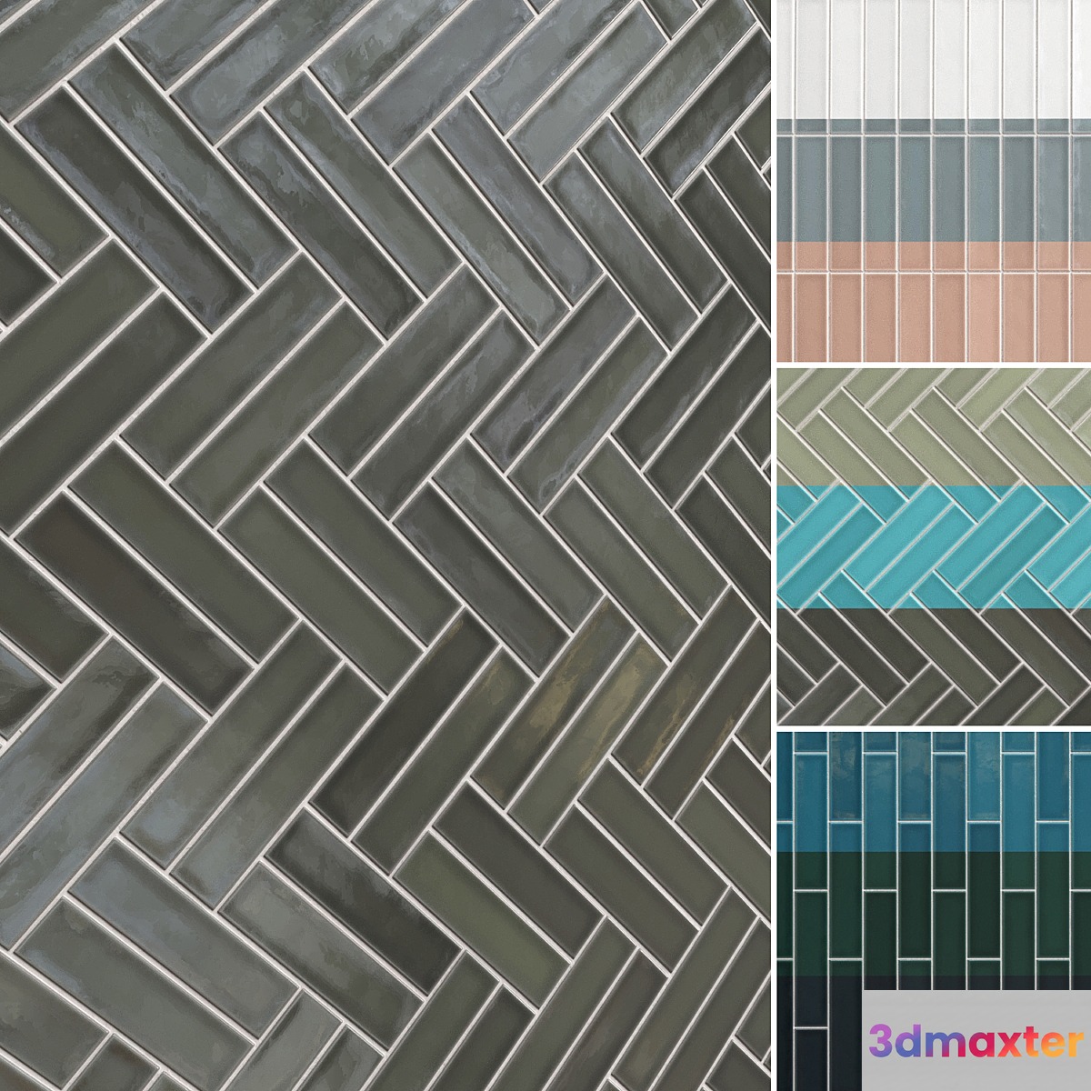 Ceramic Tiles Set 036 3D Max
