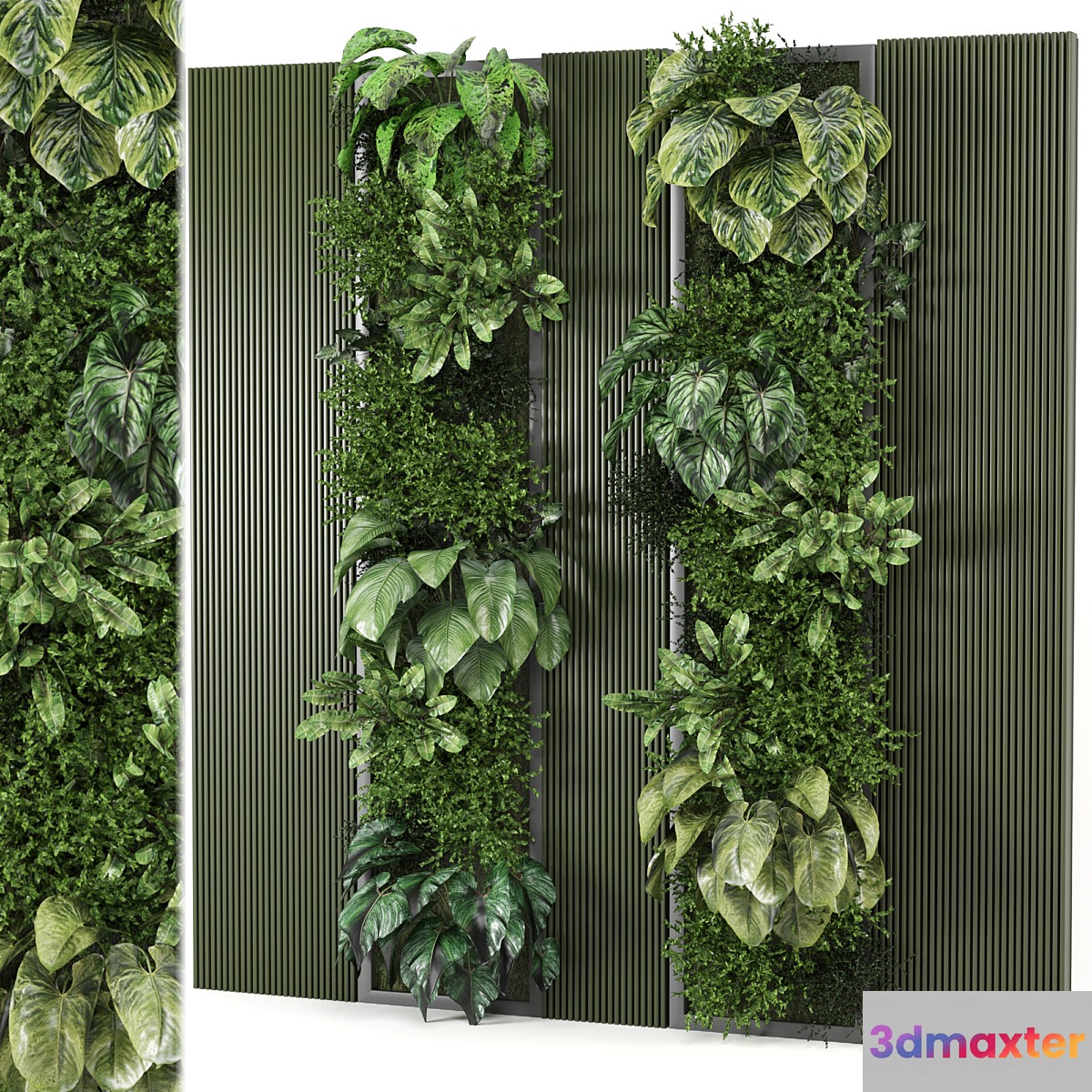 indoor wall vertical garden - Set 953 3D Max