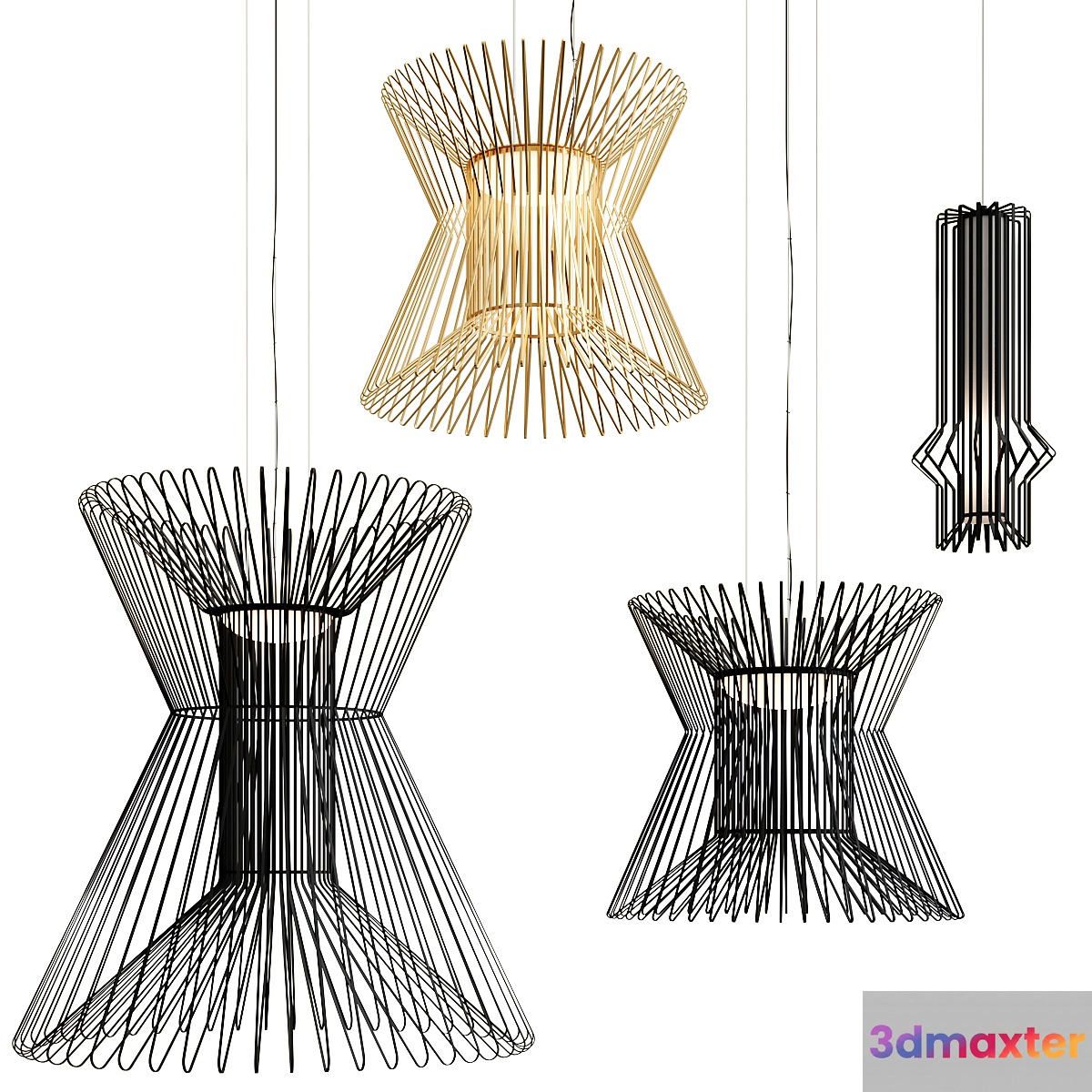 SYRMA pendant lamp collection 3D Max