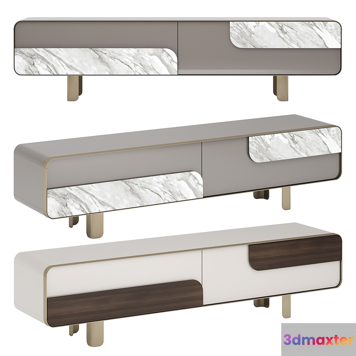 Turri SOUL Tv Unit 3D Max