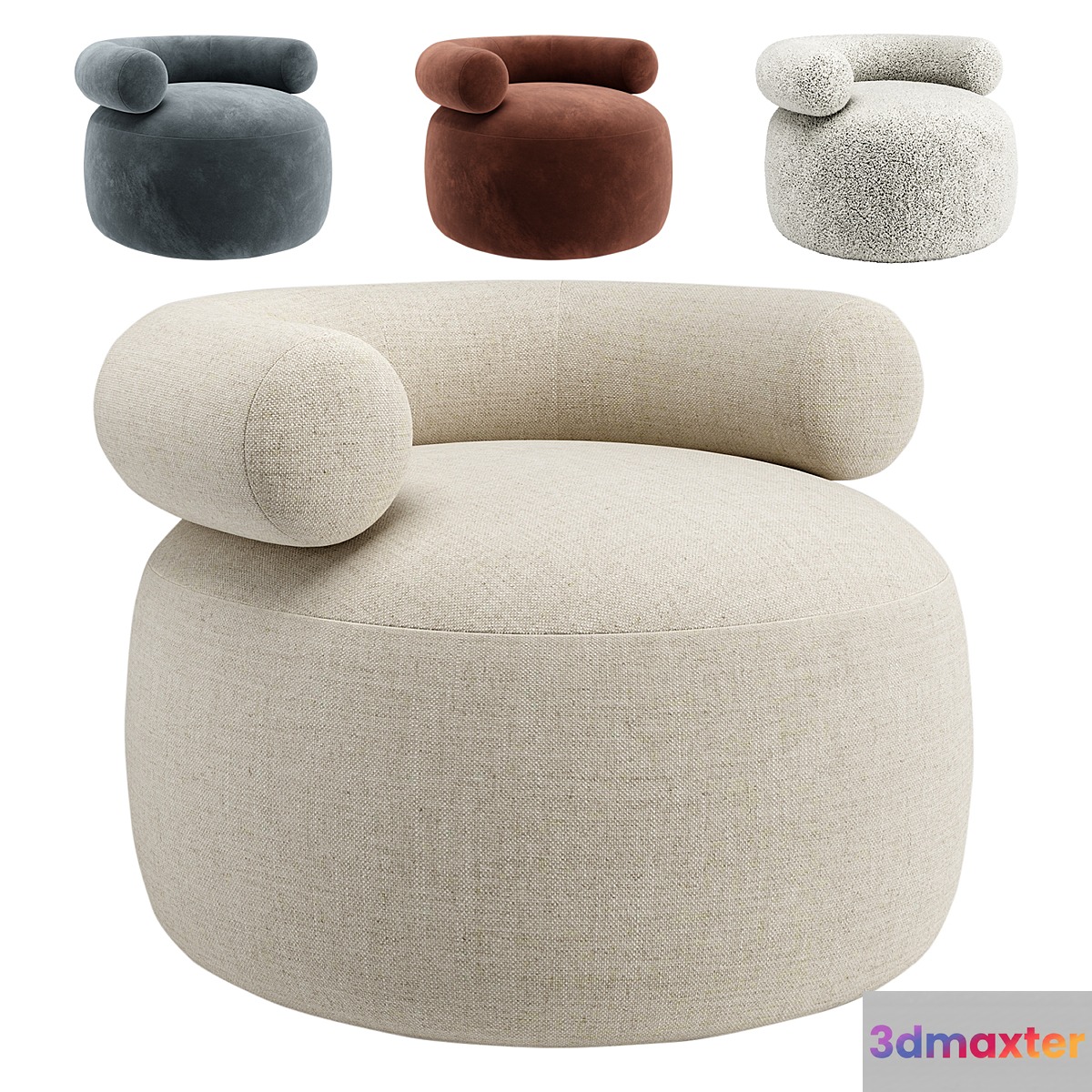 Armchair Tirella OGOGO 3D Max