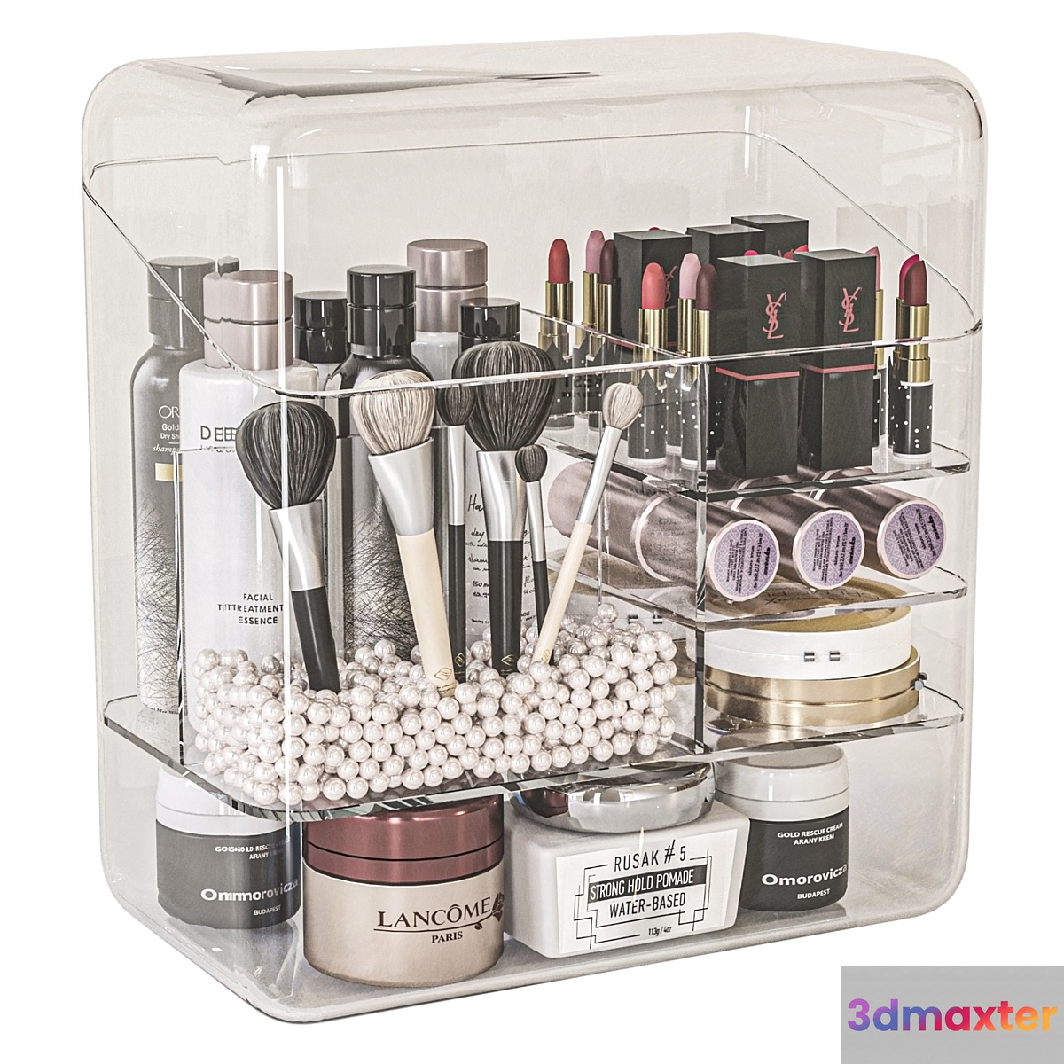 Cosmetic set for bathroom or beauty salon 200 3D Max