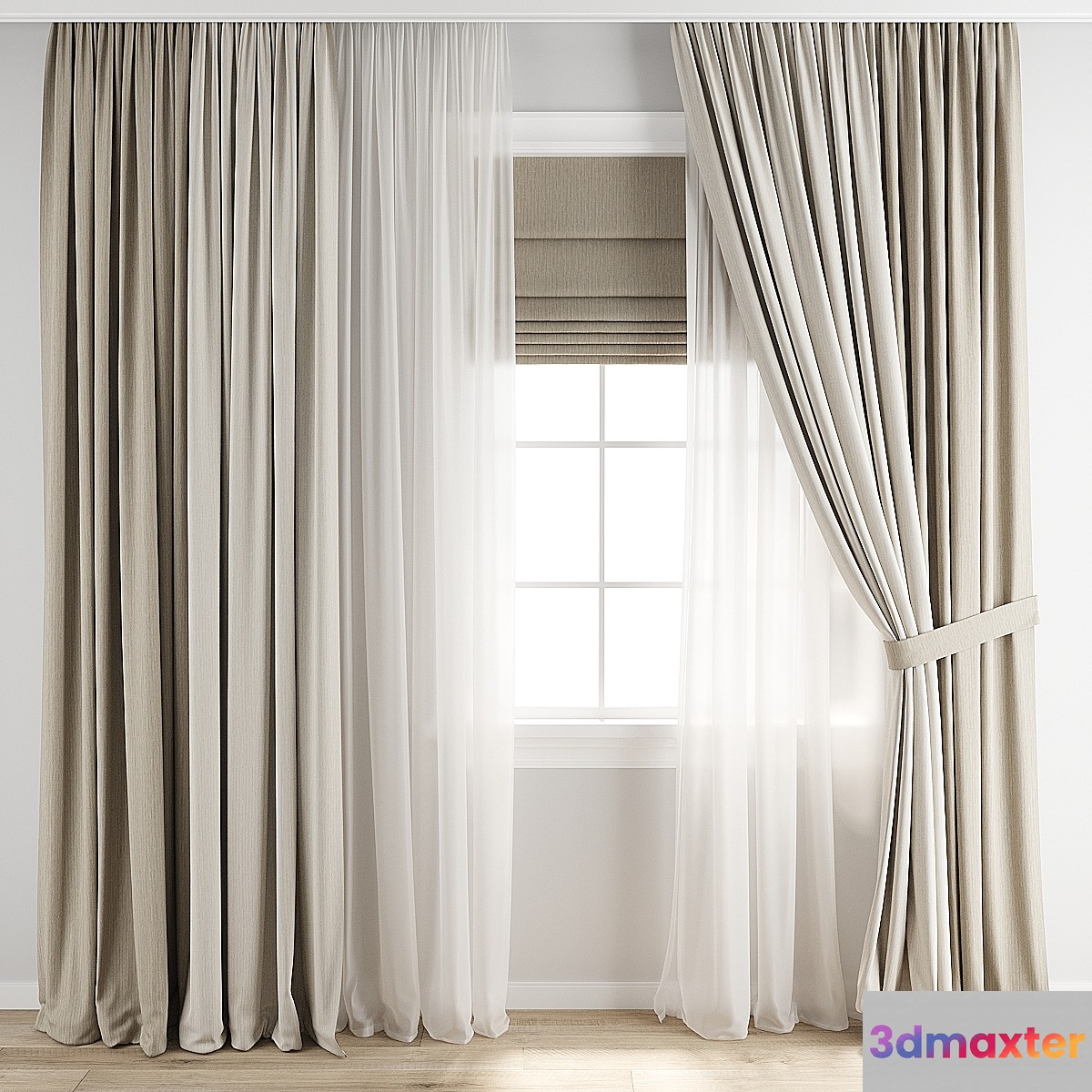 Curtain 820 3D Max