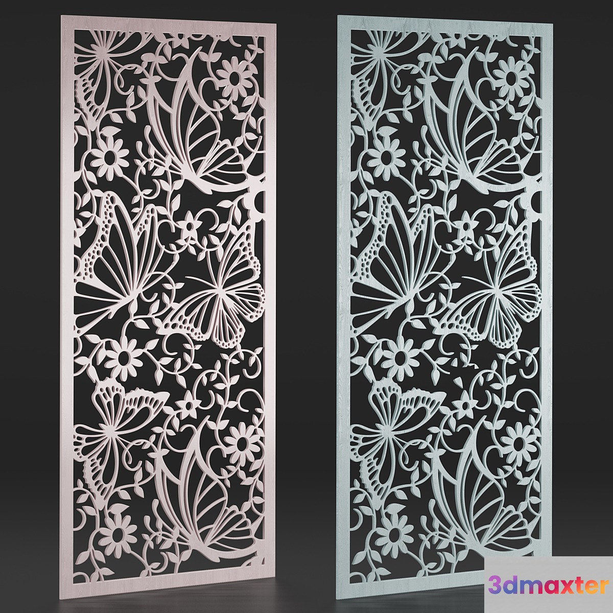 Panel and box for children's room 12 - No.2 3D Max