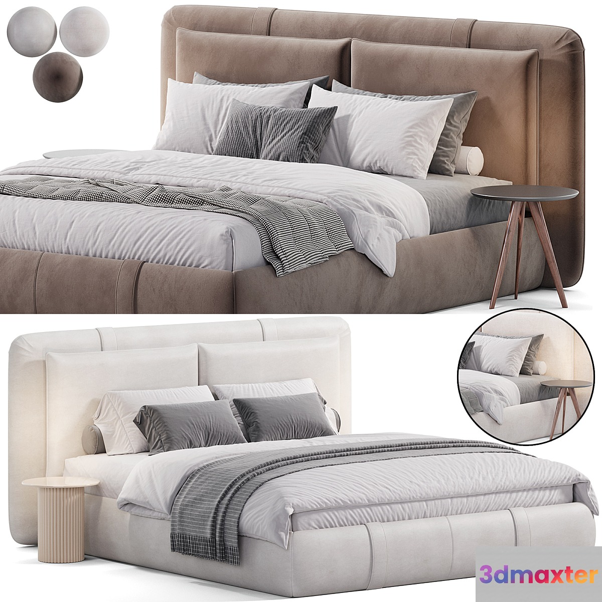 Donovan bed by Sicis