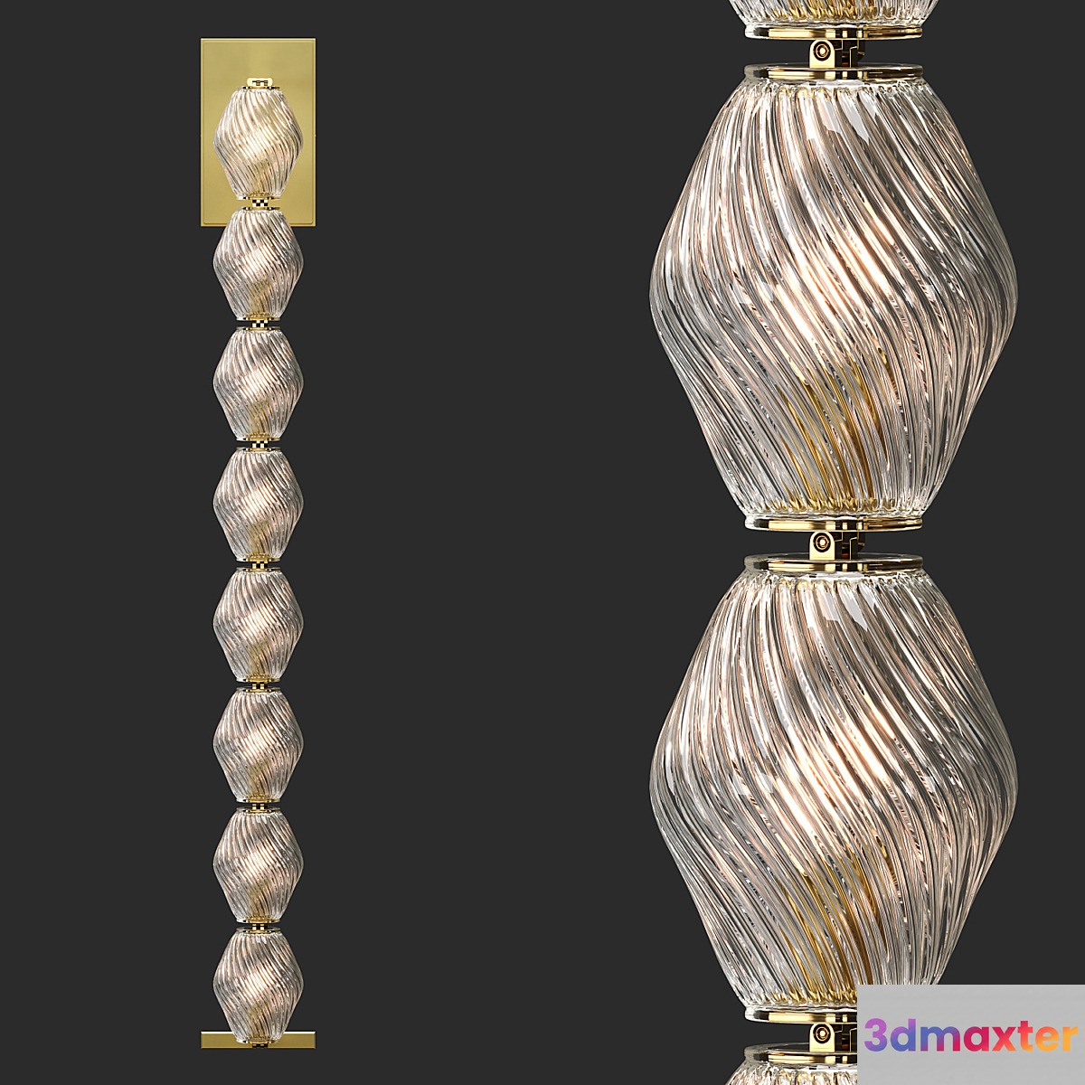 Collier 28 Wall Scene - No.2 3D Max