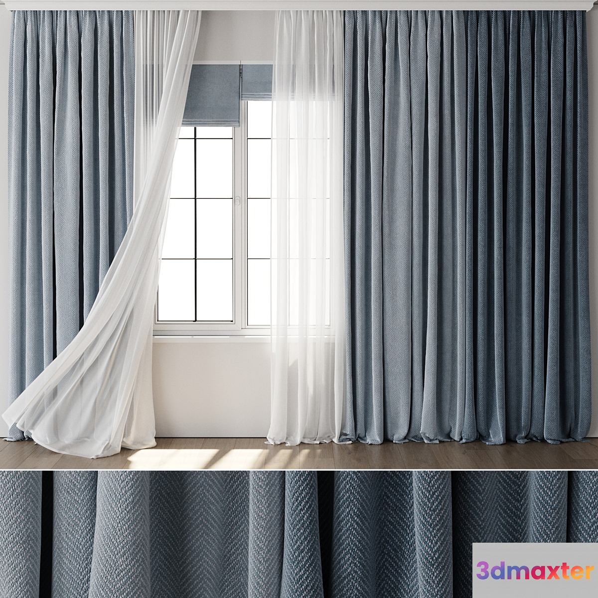 Curtain for Interior 115 3D Max