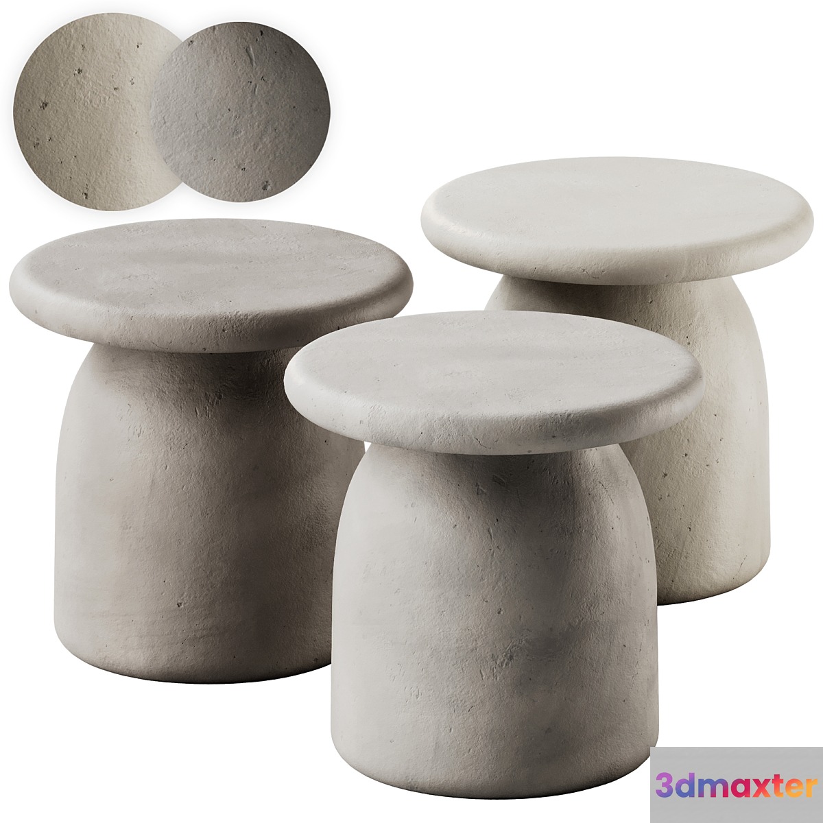 URBI and ORBI SUNDTAN Round Coffee Table 3D Max