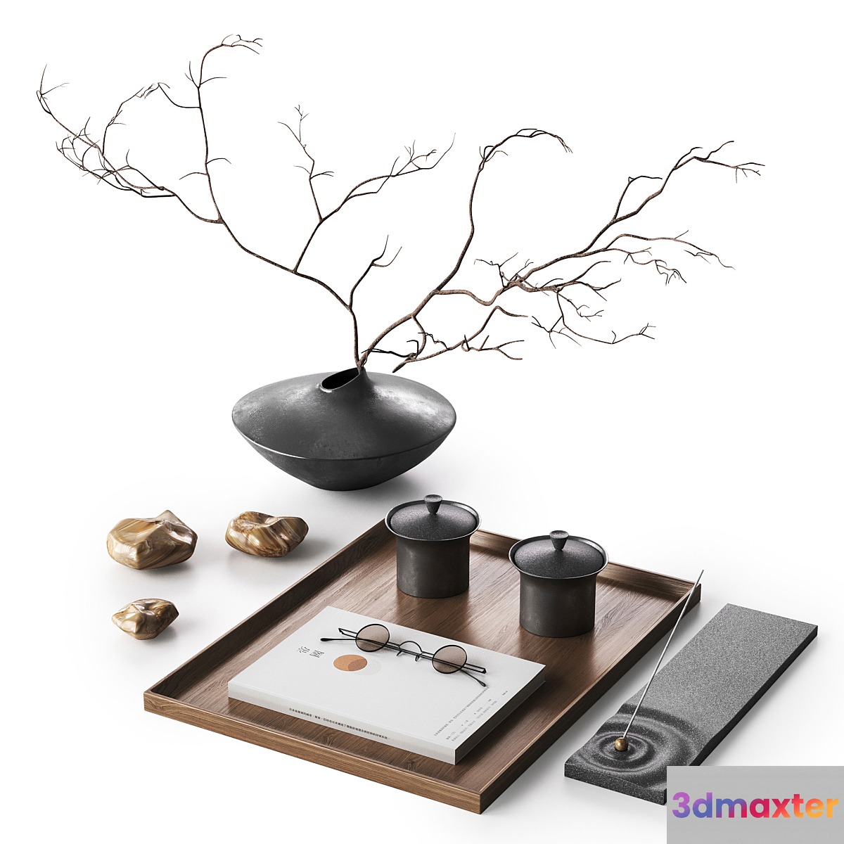 Japandi decorative set