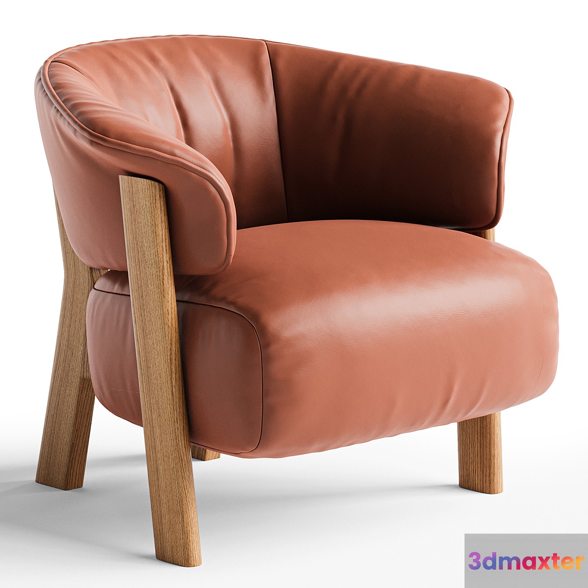 Back Wing Armchair - No.2 3D Max