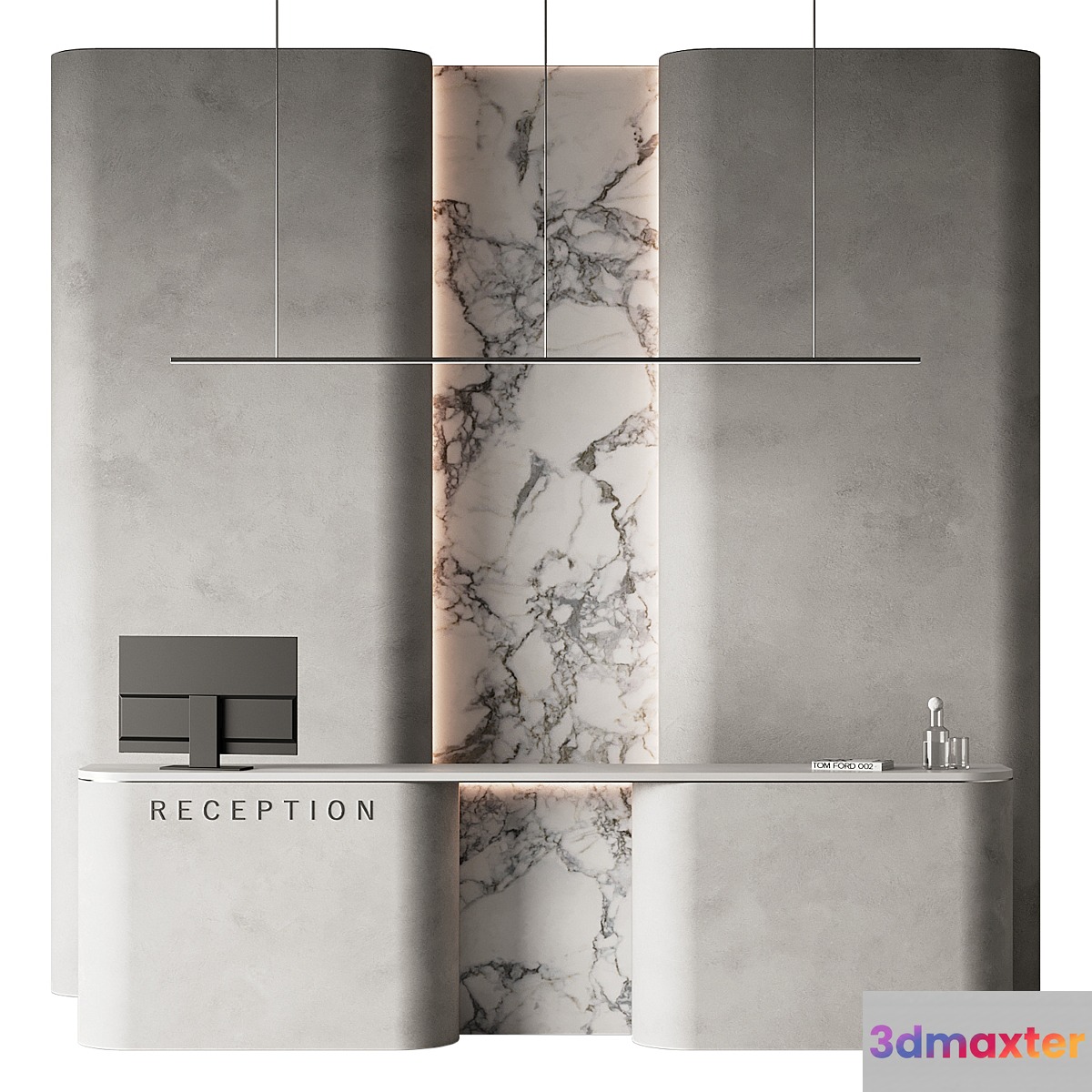 Reception Desk 07 - No.2 3D Max