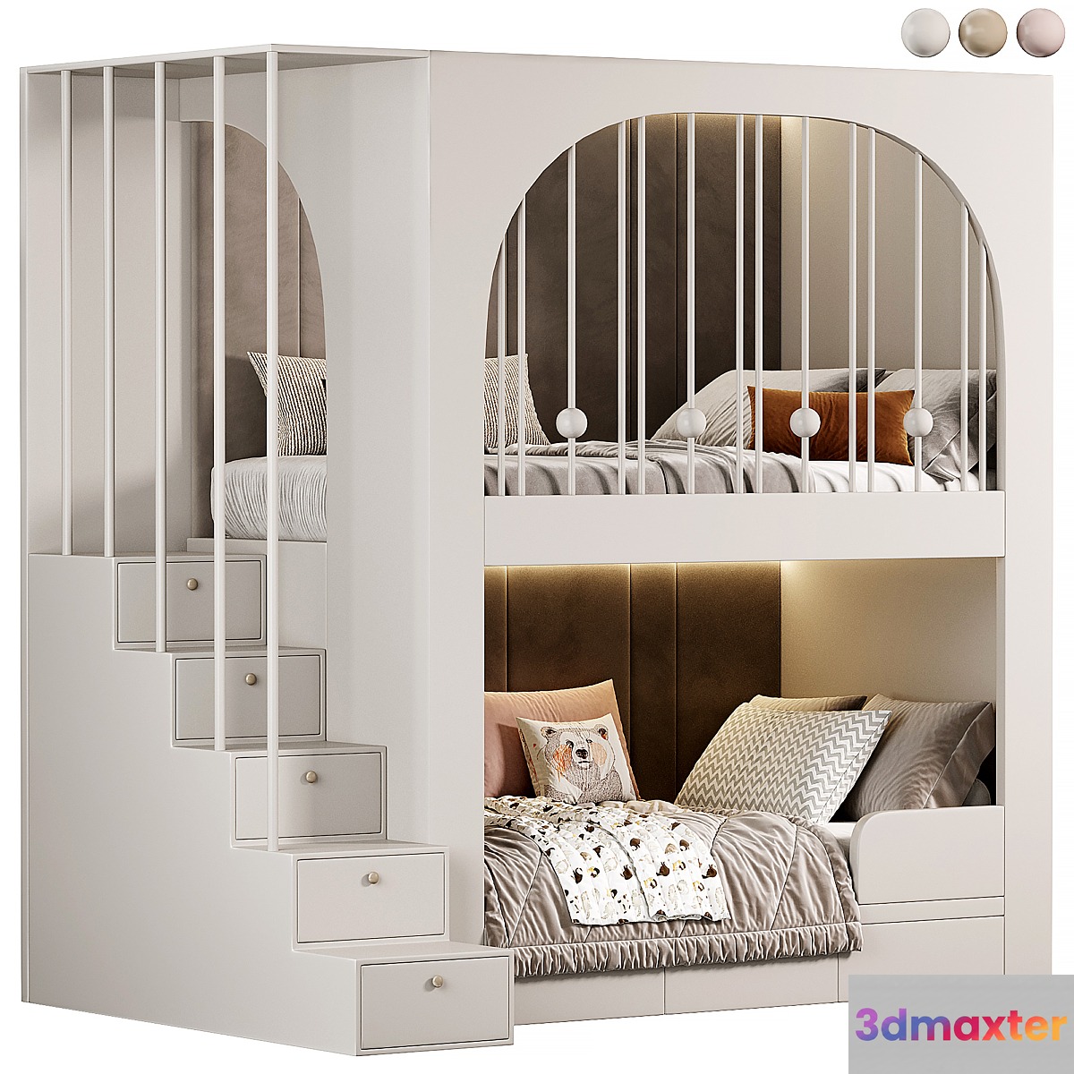 kids bedroom 02 - No.2 3D Max