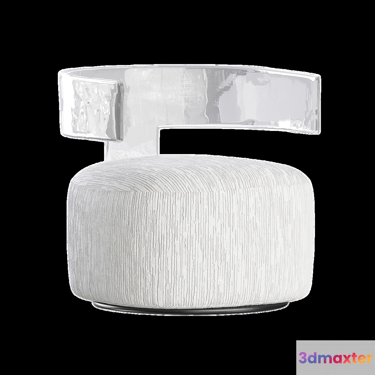 Armchair Ares Fabric Bernhardt Interiors 3D Max