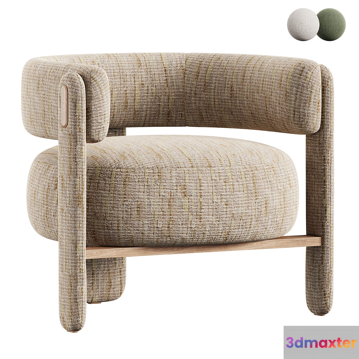 Choux Armchair by Mambo Unlimited Ideas 3D Max