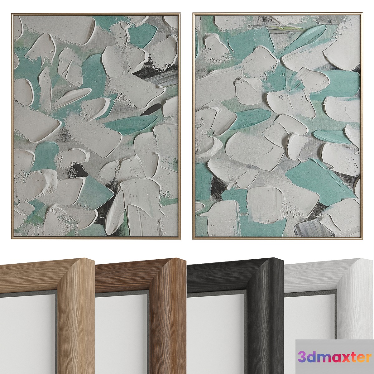Minimalist Abstract Painting №121 3D Max