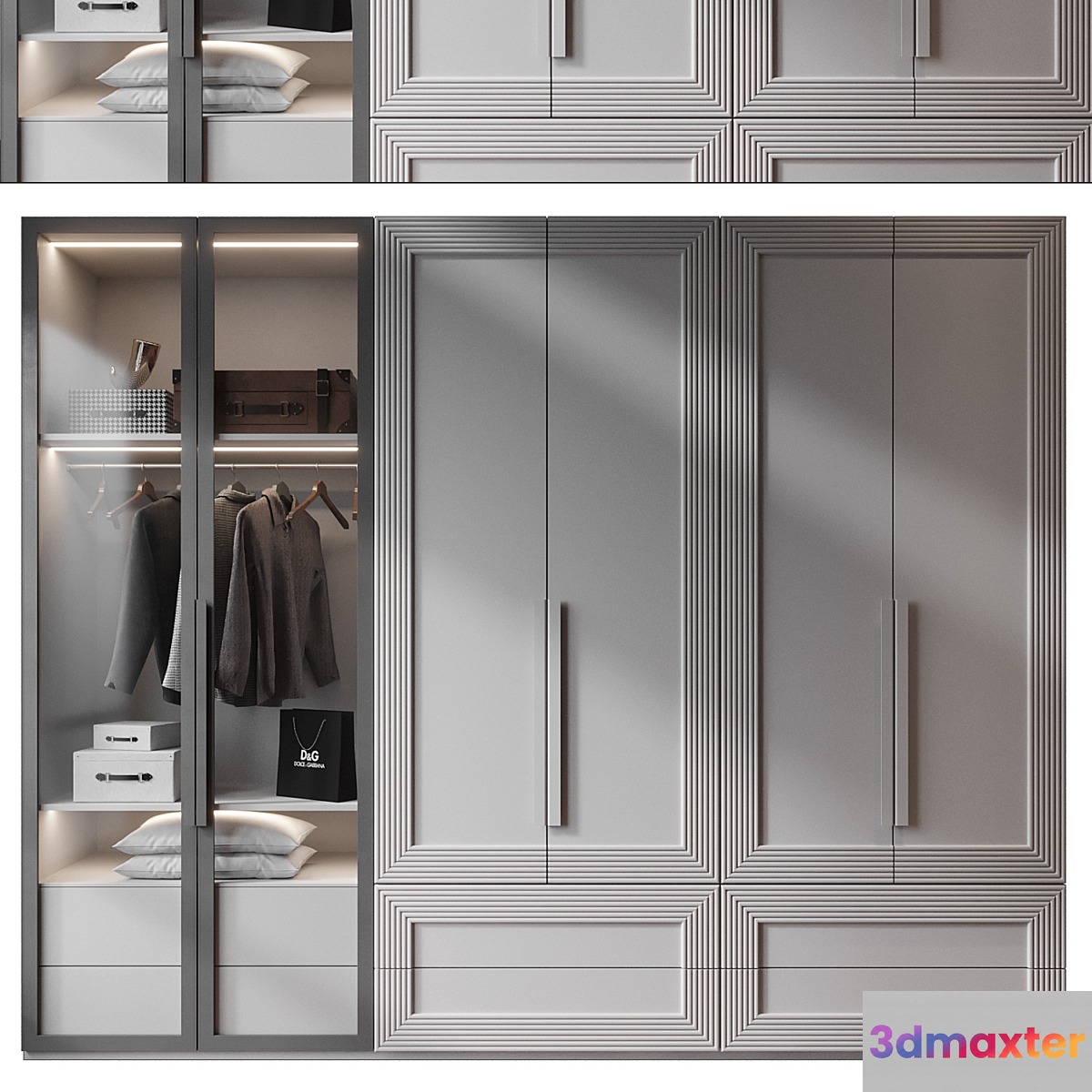 Cabinet GHS-2424 3D Max