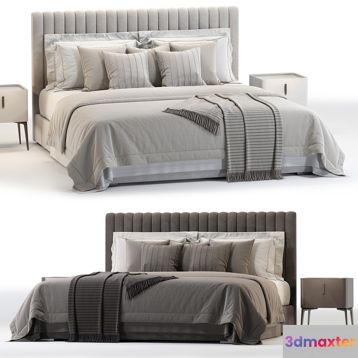 ARONA by CAZARINA Bed 3D Max