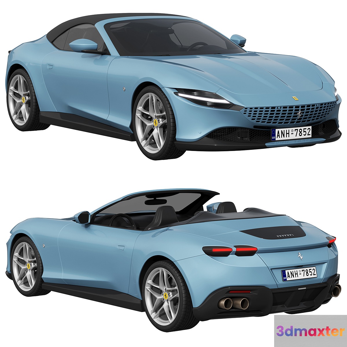 Ferrari Roma Spider 3D Max