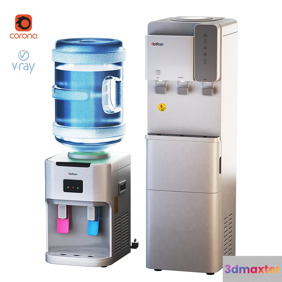 Cooler HotFrost CET 2  HotFrost V25L  HotFrost D115 3D Max
