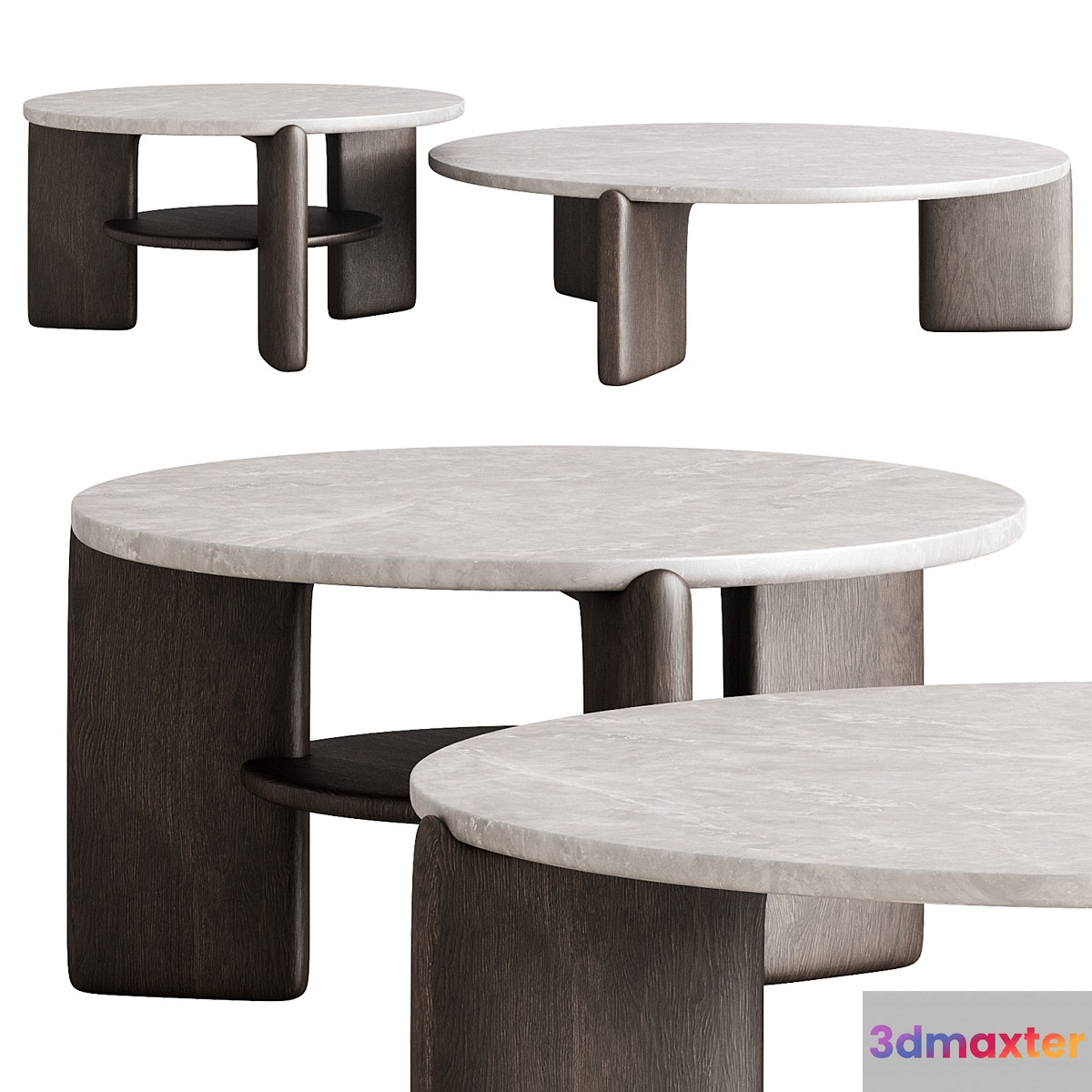 KANJI tables By Tacchini 3D Max