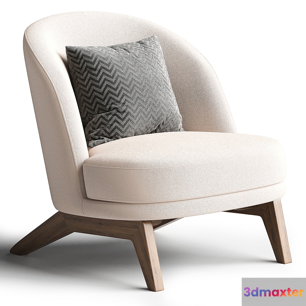 Pyle armchair 3D Max