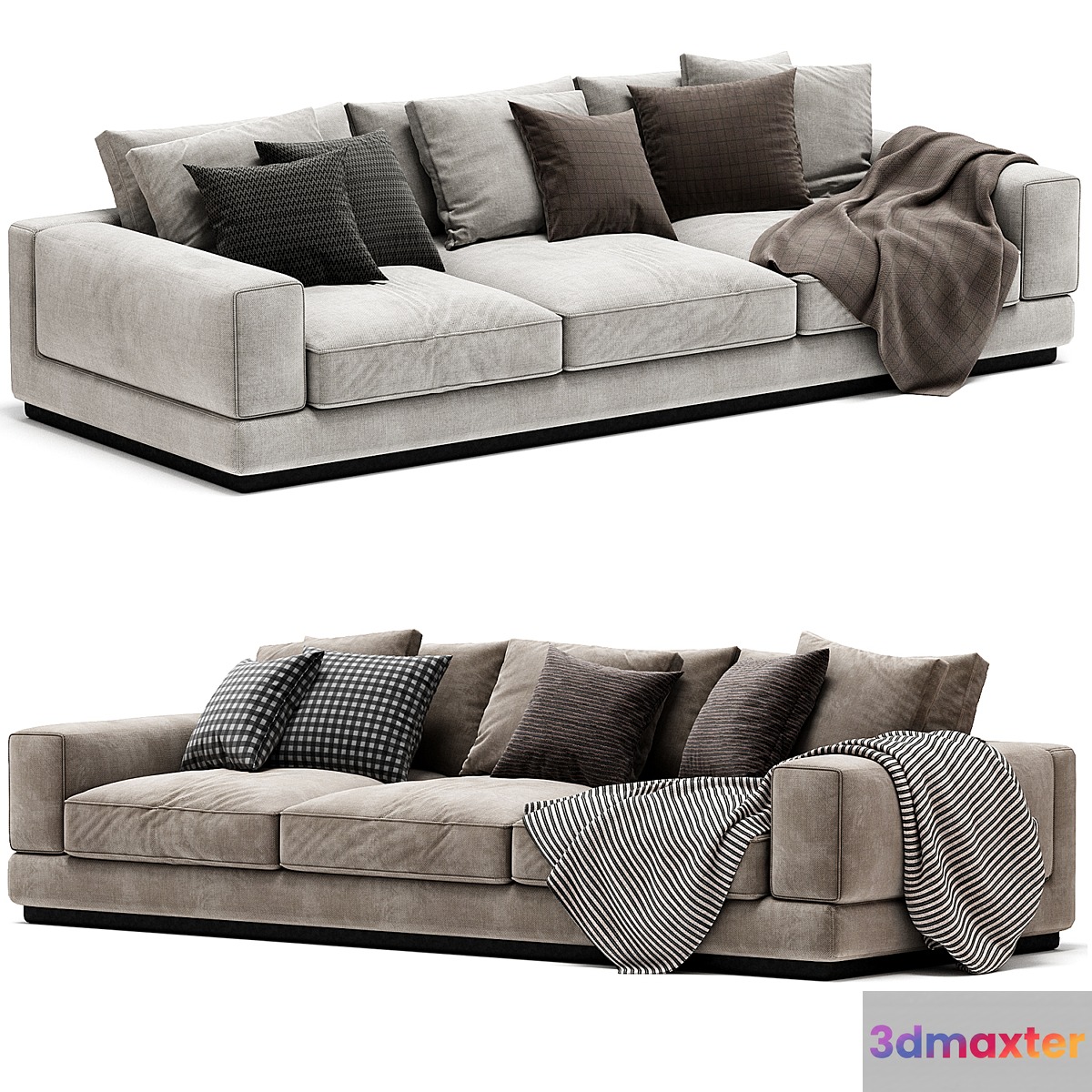 Flexform Modulnyy Divan Big Bob 3D Max