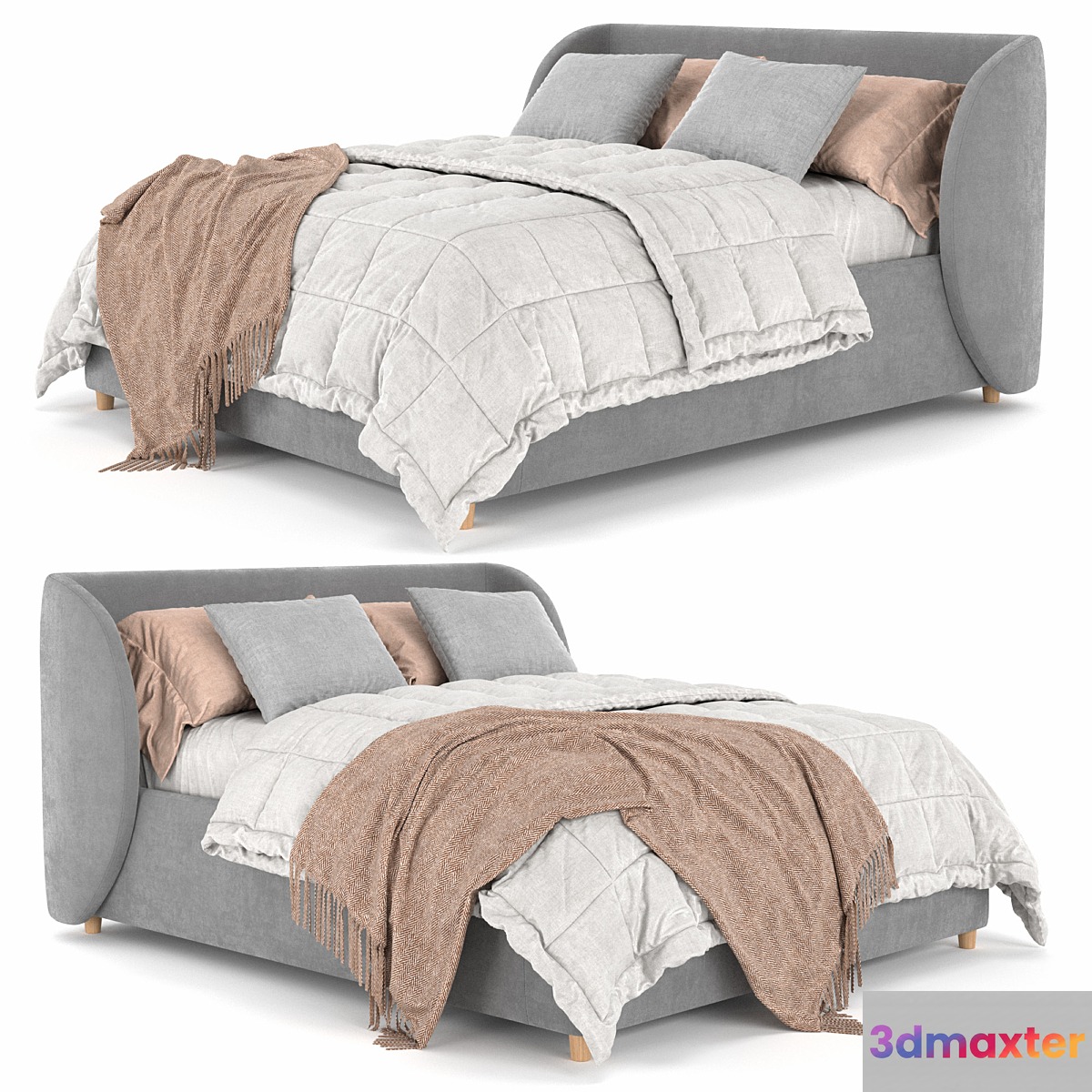 Yuna bed from Divan ru _ Yuna bed by divan ru 3D Max
