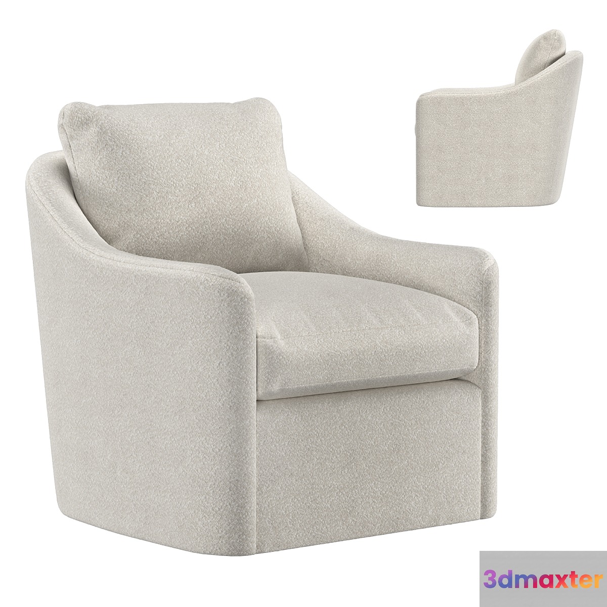 LAYA SWIVEL CHAIR 3D Max