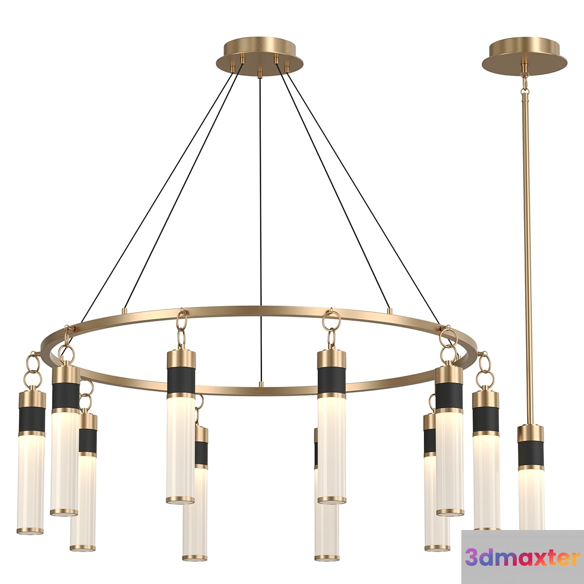 ABEL LED CHANDELIER 3D Max