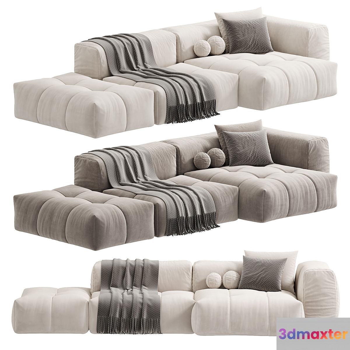 Modena Sofa 3D Max