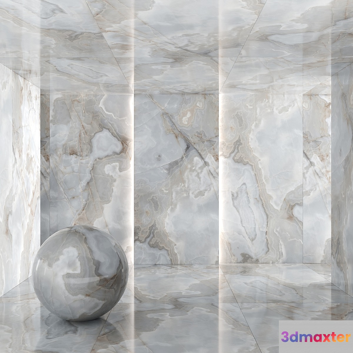 Porcelain stoneware Onyx SF.RDR.BL.GL 3D Max