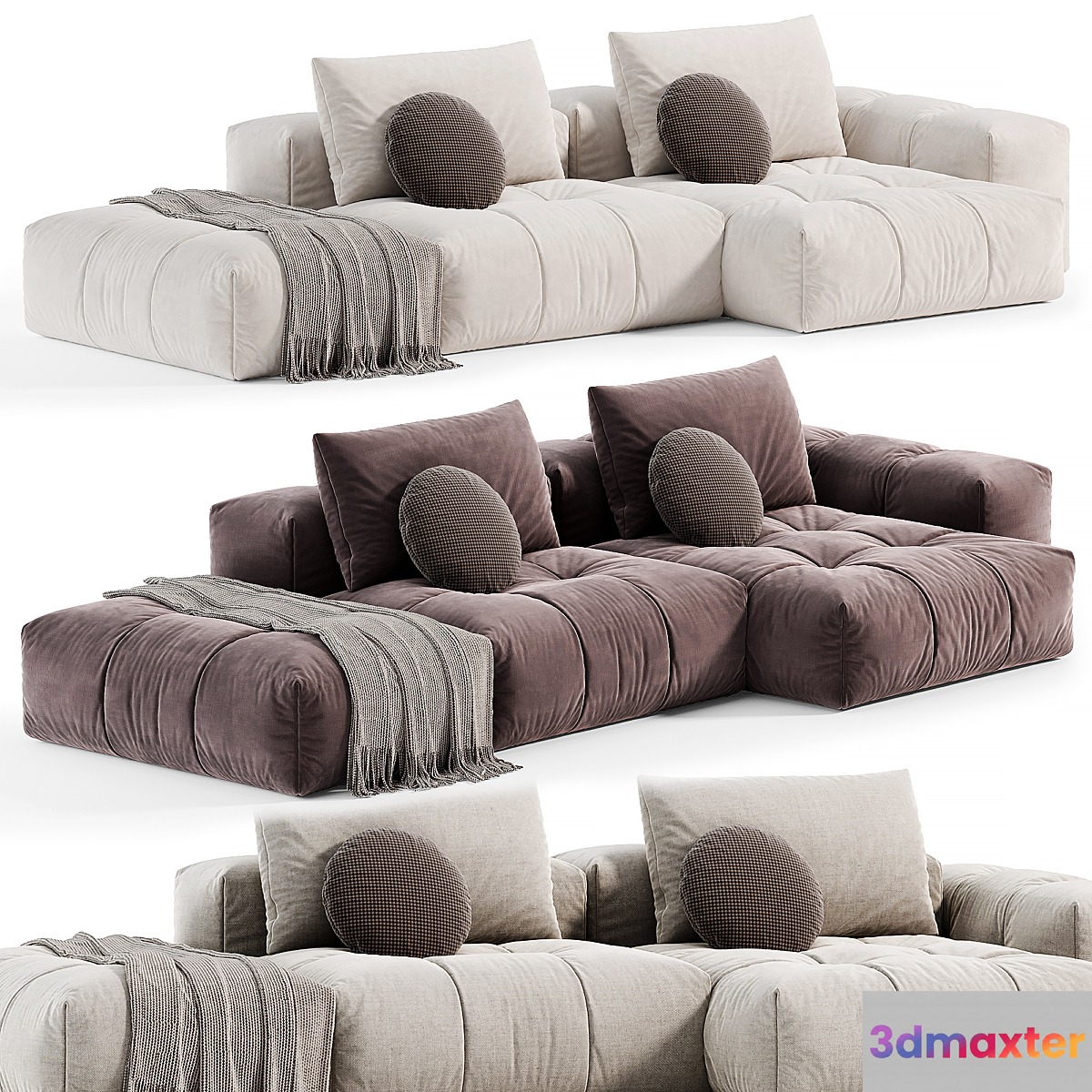 Modern Modular L-Shape Sofa by Litfad sofas
