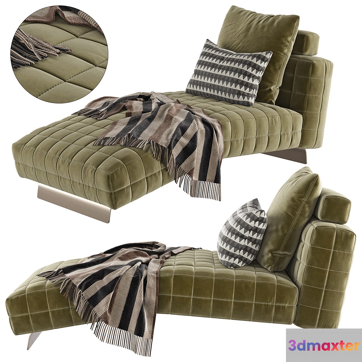 Minotti Twiggy Comfort Couch 3D Max