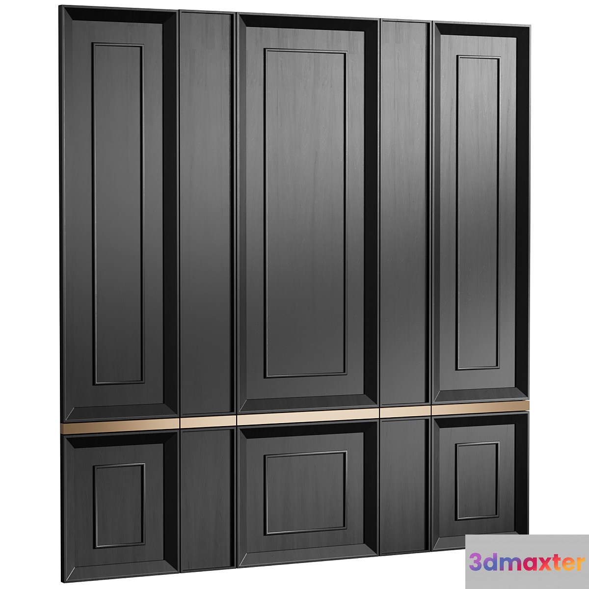 Wall panels 04 | Classic Wall Panels 3D Max