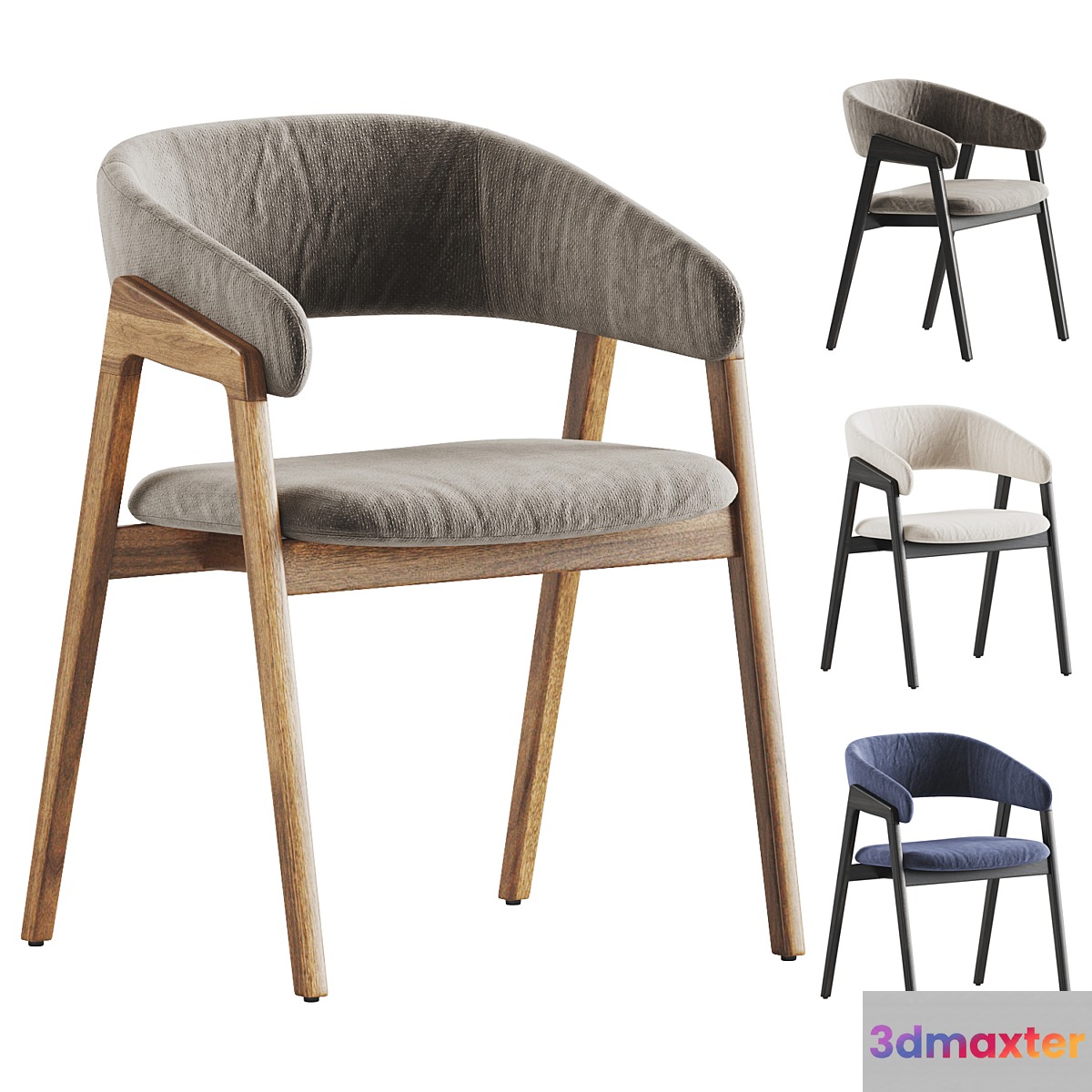 Article Josra Dining Chair 3D Max