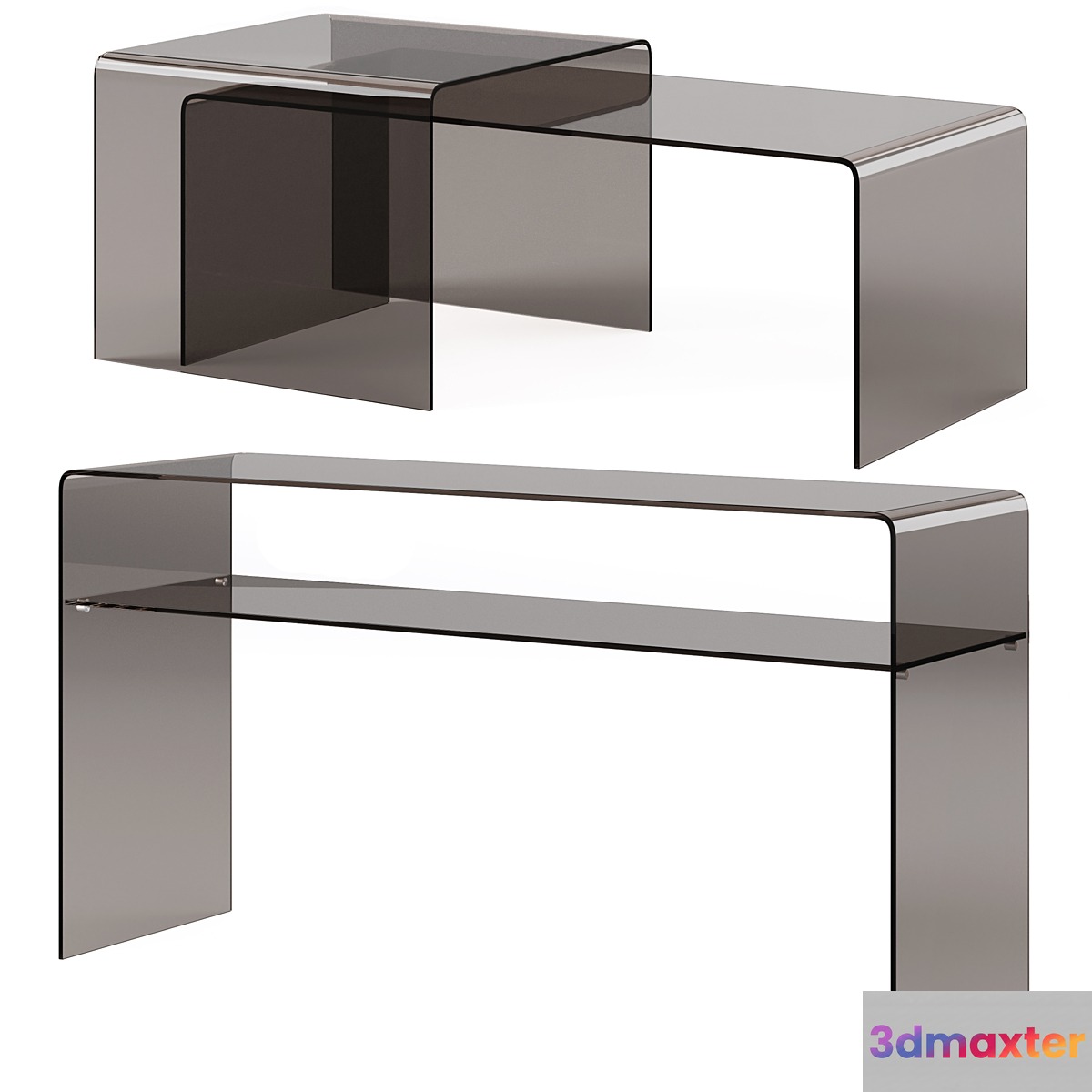 Coffee table Mercurio by Natuzzi 3D Max
