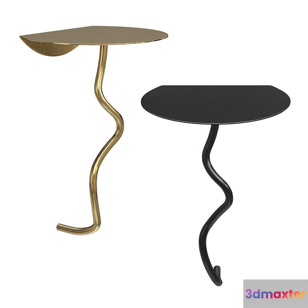 Curvature Wall Table Farm Living 3D Max